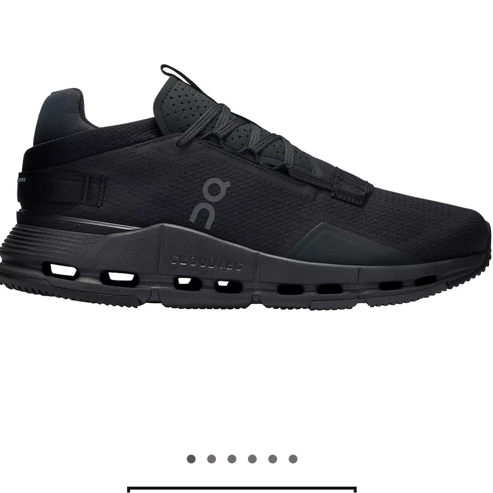 On Running Men's Black Cloudnova Sneakers